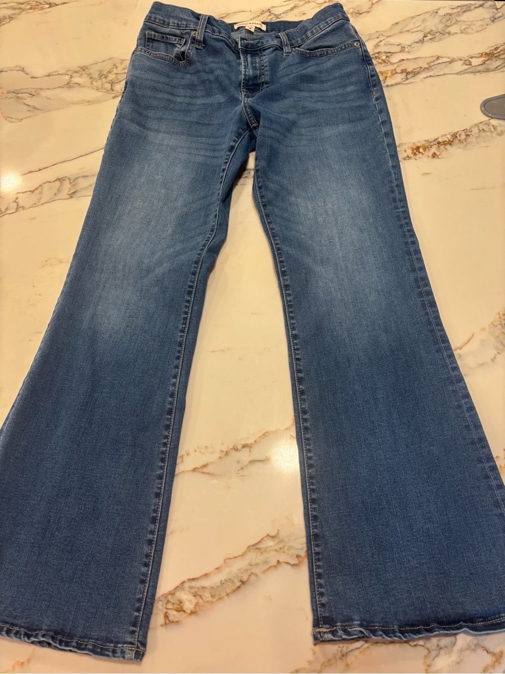 Lucky Brand Women's Medium Blue Flare Jeans